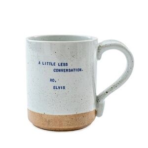 SUGARBOO ELVIS MUG  - (NWOT) Famous Quote Coffee Mugs - 1st Edition